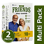 Friends Easy Adult Diaper - Medium 2 x 10's pack Multipack
