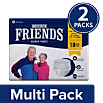 Friends Pullup Pants Style Adult Diapers - L-XL 2 x 10's pack Multipack