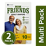 Friends Easy Adult Diaper - X-Large 2 x 10's pack Multipack
