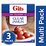 Gits Gulab Jamun - Ready Mix 3 x 200 g Multipack