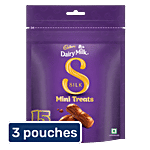 Cadbury Dairy Milk Silk Mini Treats Chocolate Bar 3x135 g (Multipack)