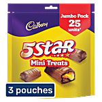 Cadbury 5 Star Mini Treats Chocolate Bars 3x245 g (Multipack)