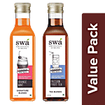 Swa Artisanal Syrups Whisky Cocktail Mixers - 100% Natural Combo 2 Items
