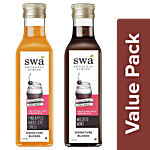 Swa Artisanal Syrups Celebrations Gift Pack - 100% Natural Mocktail & Cocktail Mixers Combo 2 Items