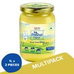 Fresho Organic Cow Desi Ghee/Tuppa 2x1 L (Multipack)