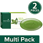 BIOTIQUE Bio Basil & Parsley Soap 2 x 75 g Multipack