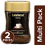 Levista Classic Instant Coffee Pouch 2x50 g Multipack