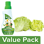 bb Combo Fresho Lettuce - Iceberg 500 g + BB Home Vegetable & Fruit Wash 500 ml Combo 2 Items