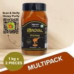 BB Royal Honey - 100% Pure, With No Sugar Adulteration 2 x 1 kg Multipack