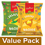 Tasties Nacho Chips - Jalapeno, Cheese 2x150 g 2 Items