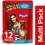 Drools Adult Wet Dog Food - Real Chicken & Chicken Liver Chunks In Gravy 12 x 150 g Multipack