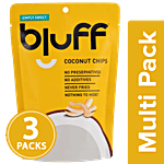 BLUFF Coconut Chips - Simply Sweet 3x30 g Multipack