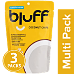 BLUFF Coconut Chips - Slightly Salted 3x30 g Multipack
