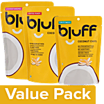 BLUFF Coconut Chips - Curious Caramel + Pepper Power + Simply Sweet (30 g) Combo 3 Items