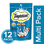 Temptations Cat Treat - Savoury Salmon Flavour 12x85 g Multipack