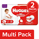 Huggies Dry Pants Diapers - Large Size 2x13's pack (Multipack)