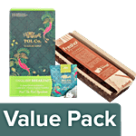 Fresho Signature Choco Chip Tea Cake, 250 g + TGL Co.English Breakfast Black Tea Bag, 32 g Combo 2 Items