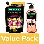 Palmolive Body Wash Fig Oil & White Orchid Extracts + Invigorating Handwash Refill (750ml) Combo 2 Items