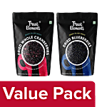 True Elements Dried Cranberries 125 g + Dried Blueberries 125 g Matt Pouch Combo 2 Items