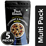 True Elements Cranberry & Blueberry Muesli 5x30 g Multipack