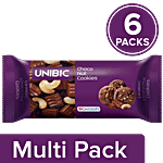 Unibic Choco Nut Cookies 6x75 g Multipack
