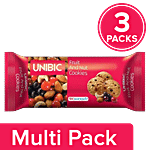 Unibic Cookies - Fruit & Nut 3x75 g Pouch Multipack