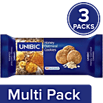 Unibic Cookies - Honey Oatmeal 3x75 g Pouch Multipack