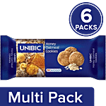Unibic Cookies - Honey Oatmeal 6x75 g Pouch Multipack