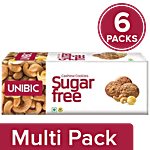 Unibic Sugar Free Cashew Cookies 6x75 g Multipack