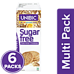 Unibic Sugar Free Oatmeal Cookies 6 x 67.5 g (Multipack)