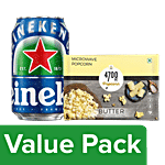 bb Combo 4700BC Microwave Popcorn - Butter 85 g + Heineken 0.0 - 330 ml Can Combo 2 Items