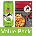 bb Combo 4700BC Instant Popcorn - BBQ 60 g + Radler - Mint Lime 300 ml Can Combo 2 Items