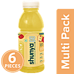 Shunya Go Zappy Apple - Active Hydration Drink With Zero Sugar & No Preservatives 6x300 ml Multipack