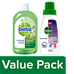 Dettol Lime Fresh 500 ml + Laundry San- Spring Blossom 480 ml Combo 2 Items