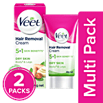 Veet Hair Removal Cream - Dry Skin 2x50 g Multipack