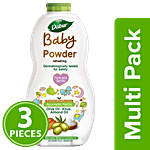 Dabur Baby Powder - No added Talc & Asbestos 3x150 g Multipack