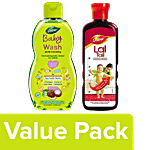 Dabur Baby Wash 200 ml + Ayurvedic Medicine Lal Tail 200 ml Combo 2 Items
