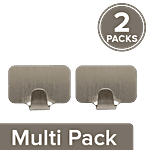 BB Home Steel Hook/Hanger Self Adhesive/Stickable - BH 065 2 x 2 pcs Multipack