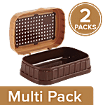 Nakoda Dove Plastic Soap Case - Assorted Colour 2 x 1 pc Multipack