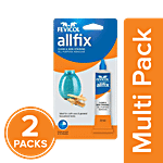 Pidilite Adhesive - All Fix Clear & Non Staining All Purpose 2 x 20 ml Multipack