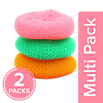 Aarna Bath Plastic Scrubber 2 x 3 pcs Multipack