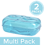 All Time Plastic Soap Box Diamond Cut - Blue 2 x 1 pc Multipack
