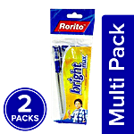 Rorito Ball Pen - Bmax, Black 2 x 5 pcs Multipack