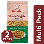 HappyChef Durum Wheat Pasta - Penne Rigate 2x500 g Multipack