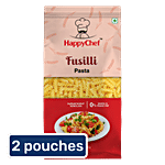 HappyChef Durum Wheat Pasta - Fusilli 2x500 g Multipack