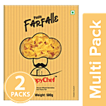 HappyChef Durum Wheat Pasta - Farfalle 2x500 g Multipack