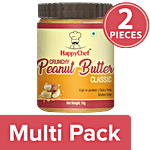 HappyChef Peanut Butter - Crunchy 2x1 Kg Multipack