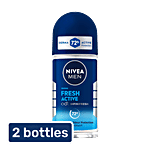 Nivea Fresh Active Roll On 2x50 ml Can (MultiPack)