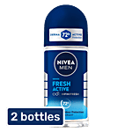 Nivea Fresh Active Roll On 2x50 ml Can (MultiPack)