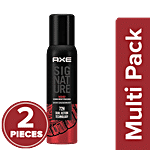 Axe Signature Intense Long Lasting No Gas Body Deodorant - For Men 2x154 ml (MultiPack)